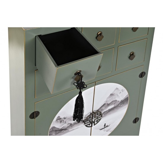 CAJONERA ABETO MDF 63X28X101 ORIENTAL NEGRO O VERDE CAJONERA ABETO MDF 63X28X101 ORIENTAL NEGRO O VERDE