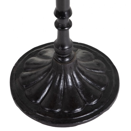 MESA AUXILIAR NATURAL-NEGRO 70 X 70 X 107 CM MESA AUXILIAR NATURAL-NEGRO 70 X 70 X 107 CM