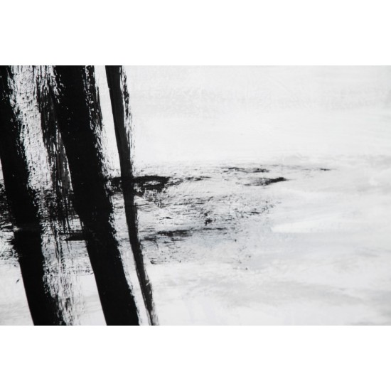 CUADRO PINTURA 2/M NEGRO-BLANCO 73,50 X 2,50 X 153,50 CM