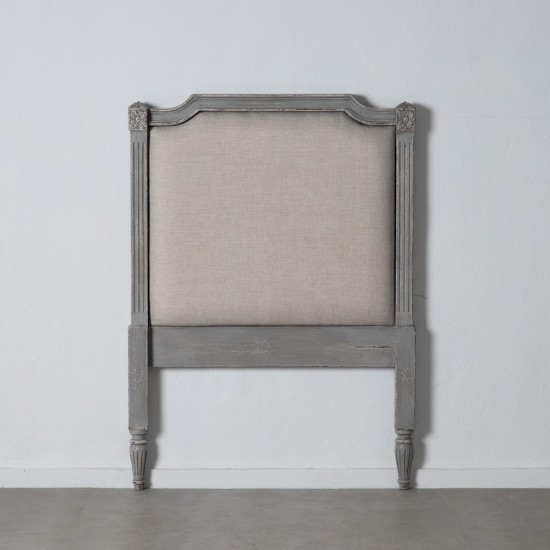 CABECERO GRIS MADERA / TEJIDO 103 X 7 X 153 CM