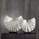 FIGURA CREMA ALUMINIO DECORACIÓN 80 X 18 X 72 CM FIGURA CREMA ALUMINIO DECORACIÓN 80 X 18 X 72 CM