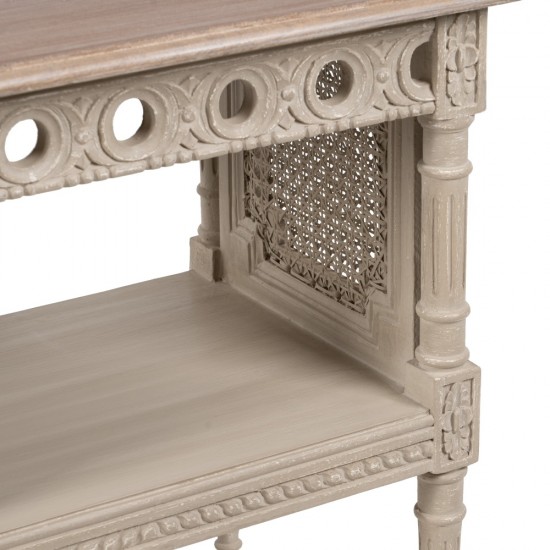 MESA GRIS DM-MADERA SALÓN 69 X 46 X 69 CM MESA GRIS DM-MADERA SALÓN 69 X 46 X 69 CM