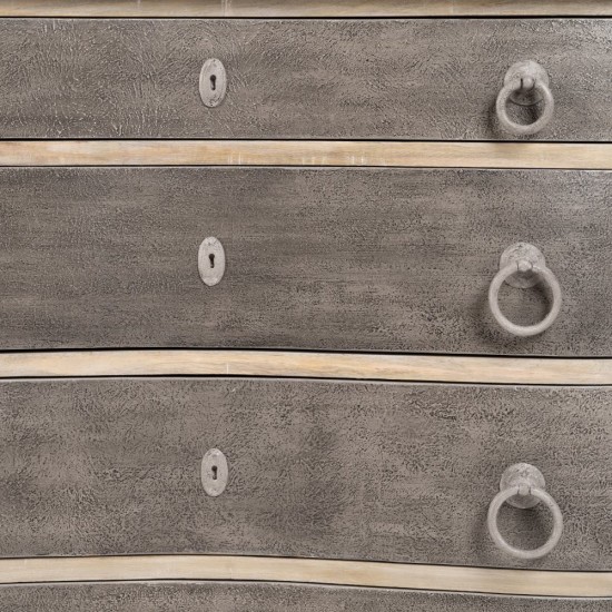 CÓMODA GRIS DM-MADERA DORMITORIO 100 X 40 X 90 CM