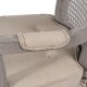 SILLÓN GRIS-BEIGE DM-MADERA SALÓN 58 X 52 X 98,50 CM