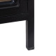 VITRINA NEGRO-NATURAL MADERA-HIERRO 80 X 40 X 160 CM VITRINA NEGRO-NATURAL MADERA-HIERRO 80 X 40 X 160 CM