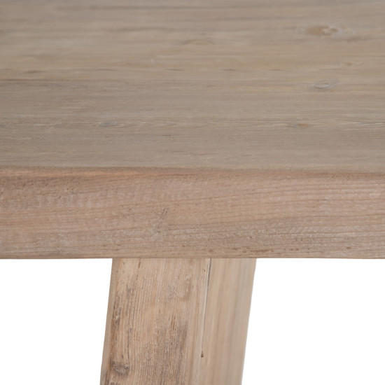 MESA COMEDOR NATURAL MADERA DE PINO 200 X 100 X 77 CM