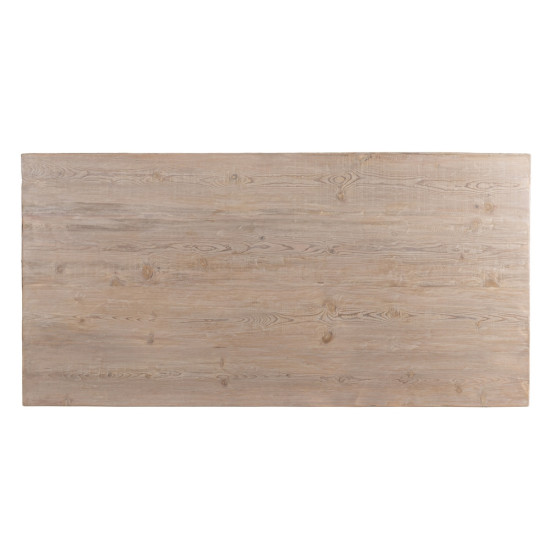 MESA COMEDOR NATURAL MADERA DE PINO 200 X 100 X 77 CM