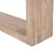 MESA COMEDOR NATURAL MADERA DE PINO 200 X 100 X 76 CM