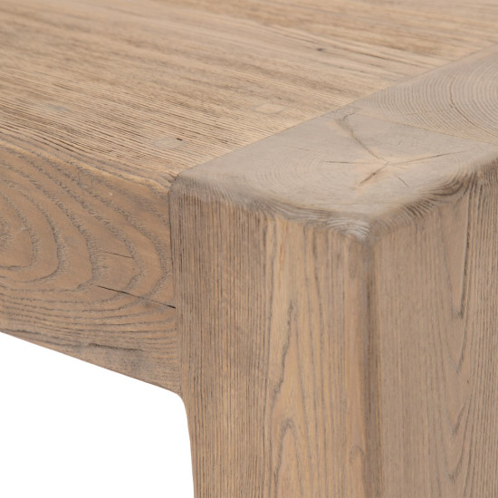 CONSOLA NATURAL MADERA DE OLMO SALÓN 183 X 38 X 76 CM