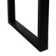 MESA COMEDOR NATURAL-NEGRO 180 X 90 X 76 CM