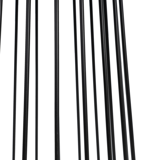 MESA COMEDOR NEGRO ALUMINIO/HIERRO 120 X 120 X 77 CM MESA COMEDOR NEGRO ALUMINIO/HIERRO 120 X 120 X 77 CM