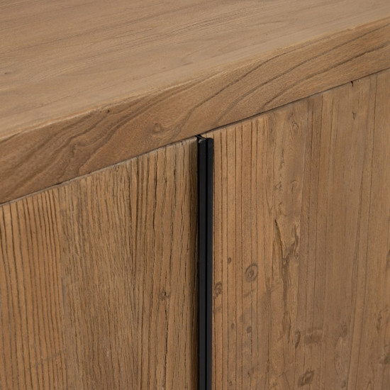 APARADOR NATURAL MADERA DE OLMO SALÓN 229 X 44 X 92 CM