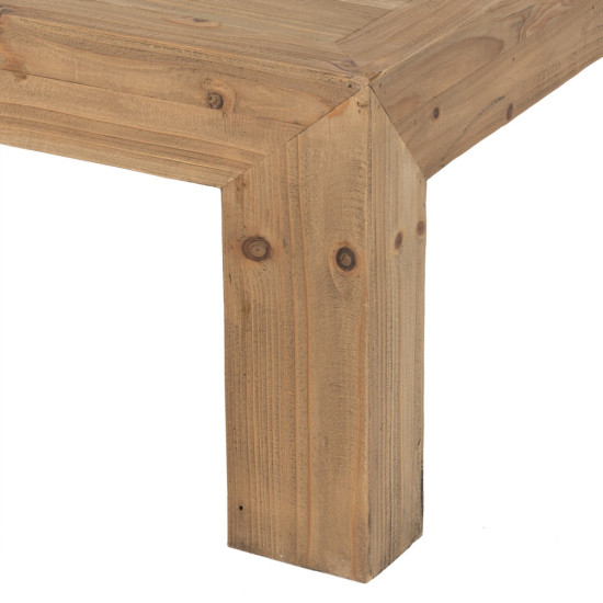 MESA CENTRO NATURAL MADERA DE OLMO 160 X 90 X 45 CM