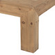 MESA CENTRO NATURAL MADERA DE OLMO 160 X 90 X 45 CM