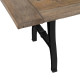 MESA COMEDOR NATURAL-NEGRO 220 X 90 X 76 CM