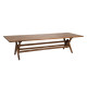 MESA COMEDOR NATURAL MADERA DE SUAR 300 X 110 X 76 CM