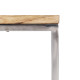 S/3 MESA CENTRO NATURAL-PLATA 70 X 70 X 41 CM