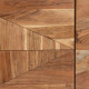 APARADOR NATURAL MADERA-HIERRO SALÓN 175 X 45 X 74 CM