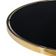 MESA AUXILIAR NEGRO-ORO 60 X 60 X 60 CM