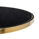 MESA AUXILIAR NEGRO-ORO 60 X 60 X 60 CM