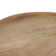 S/2 MESA AUXILIAR NATURAL-ORO 45 X 45 X 34 CM