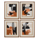 CUADRO PINTURA ABSTRACTO 4/M MADERA 50 X 60 CM CUADRO PINTURA ABSTRACTO 4/M MADERA 50 X 60 CM