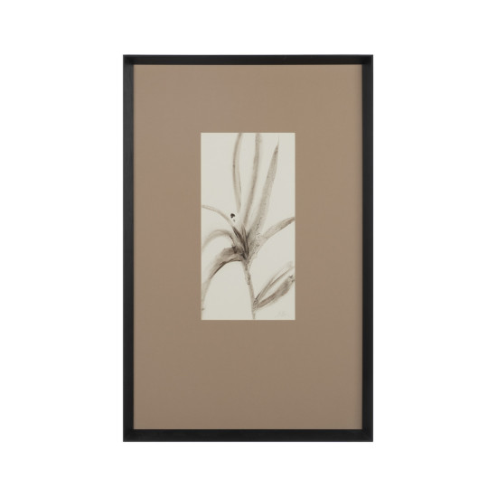CUADRO PINTURA FLOR 3/M MADERA / CRISTAL 51 X 4 X 79 CM CUADRO PINTURA FLOR 3/M MADERA / CRISTAL 51 X 4 X 79 CM