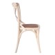 SILLA CREMA MADERA DE OLMO 46 X 42 X 87 CM