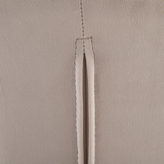 TABURETE TERCIOPELO GRIS TEJIDO-METAL 56 X 52 X 98 CM