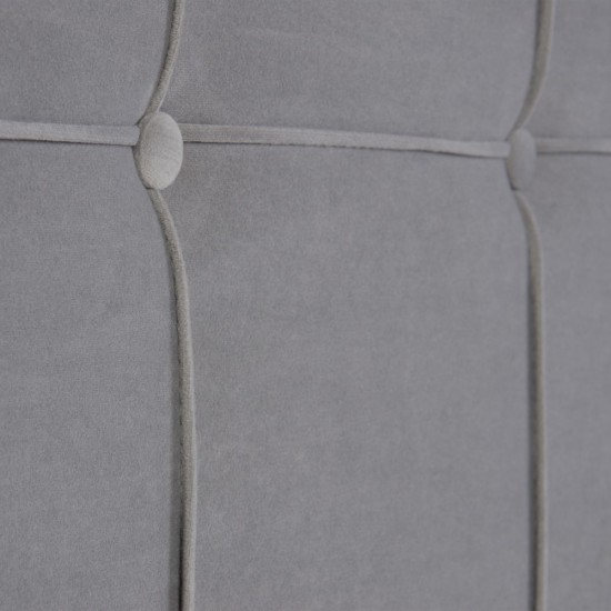 CABECERO GRIS TEJIDO DORMITORIO 180 X 7 X 64 CM