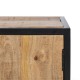 MUEBLE TV NATURAL-NEGRO MADERA-HIERRO 150 X 40 X 55 CM