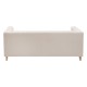 SOFÁ 3 PLAZAS BEIGE TEJIDO SALÓN 208 X 95 X 76 CM