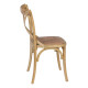 SILLA MARRÓN MADERA DE OLMO DECORACIÓN 46 X 42 X 87 CM SILLA MARRÓN MADERA DE OLMO DECORACIÓN 46 X 42 X 87 CM