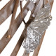 MURAL PARED PLATA METAL DECORACIÓN 189 X 9 X 111 CM MURAL PARED PLATA METAL DECORACIÓN 189 X 9 X 111 CM