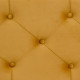 S/2 PUF TERCIOPELO OCRE TEJIDO-METAL 80 X 80 X 46 CM