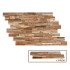 PANEL SET 10 PIEZAS NATURAL MADERA 100 X 1 X 100 CM PANEL SET 10 PIEZAS NATURAL MADERA 100 X 1 X 100 CM