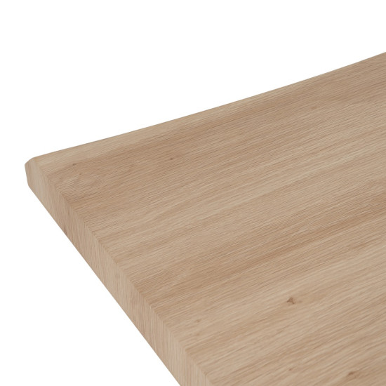 MESA COMEDOR NATURAL-CREMA DM-METAL 180 X 90 X 75 CM MESA COMEDOR NATURAL-CREMA DM-METAL 180 X 90 X 75 CM