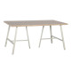 MESA COMEDOR NATURAL-CREMA DM-METAL 160 X 90 X 76 CM