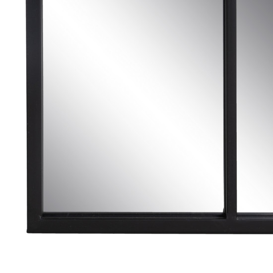 ESPEJO VENTANA NEGRO METAL-CRISTAL 40 X 2,50 X 170 CM