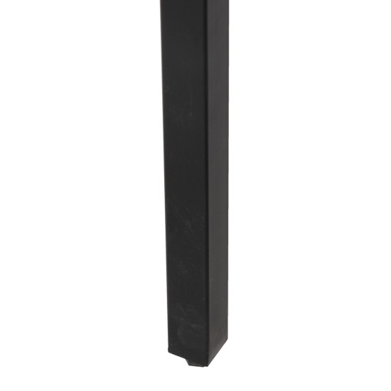 CONSOLA MARRÓN-NEGRO MADERA-HIERRO 110 X 40 X 76 CM