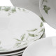 VAJILLA 18 PIEZAS HOJAS PORCELANA COCINA 1 CM