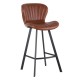 TABURETE CAMEL METAL / SIMIL PIEL 45 X 55 X 94 CM TABURETE CAMEL METAL / SIMIL PIEL 45 X 55 X 94 CM
