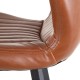 TABURETE CAMEL METAL / SIMIL PIEL 45 X 55 X 94 CM TABURETE CAMEL METAL / SIMIL PIEL 45 X 55 X 94 CM