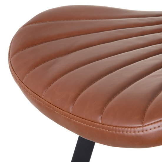 TABURETE CAMEL METAL / SIMIL PIEL 45 X 55 X 94 CM TABURETE CAMEL METAL / SIMIL PIEL 45 X 55 X 94 CM