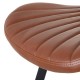 TABURETE CAMEL METAL / SIMIL PIEL 45 X 55 X 94 CM TABURETE CAMEL METAL / SIMIL PIEL 45 X 55 X 94 CM