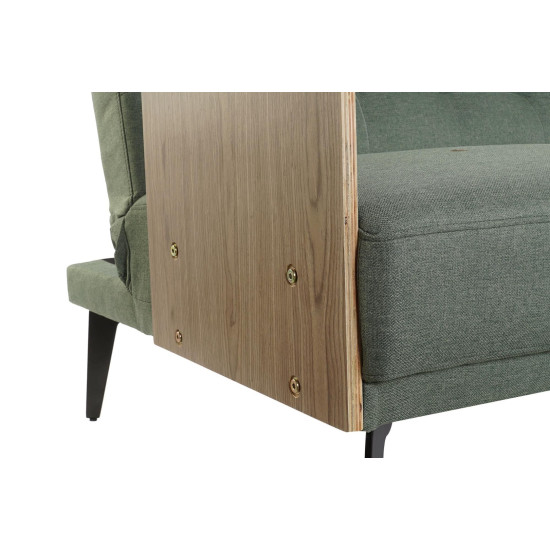 SOFA CAMA EUCALIPTO METAL 203X87X81 VERDE SOFA CAMA EUCALIPTO METAL 203X87X81 VERDE