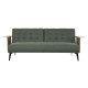 SOFA CAMA EUCALIPTO METAL 203X87X81 VERDE SOFA CAMA EUCALIPTO METAL 203X87X81 VERDE